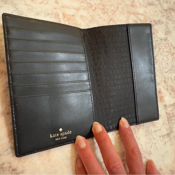 Kate Spade Passport Cover (Black) - Picture 2 of 3